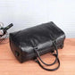 Leather Gym Bag-BLACK  PU LEATHER GYM BAG.