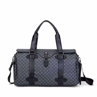 Leather Gym Bag-BLACK  PU LEATHER GYM BAG