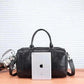 Leather Gym Bag-BLACK  PU LEATHER GYM BAG.