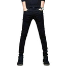men's jeans -Black Ripped Jeans Casual Outfit.