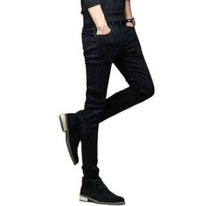 buy jeans uk -Black Ripped Jeans Casual Outfit.