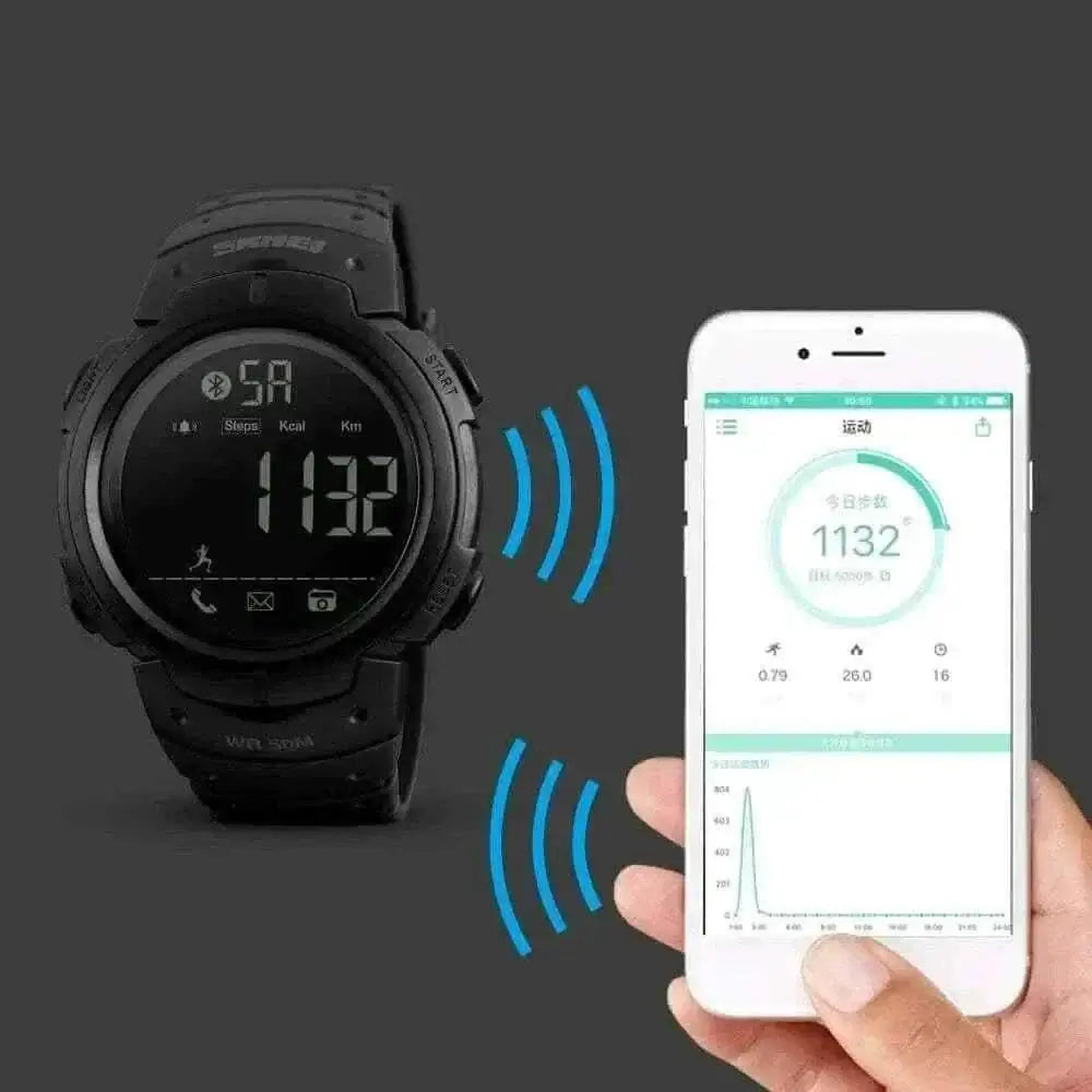 BLUETOOTH SMART WATCH WITH REMOTE CAMERA.