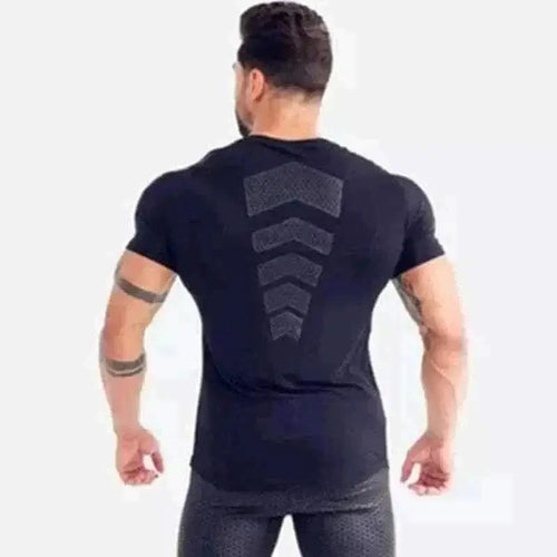 mens t shirts uk, BREATHABLE QUICK DRY FITNESS TOP.