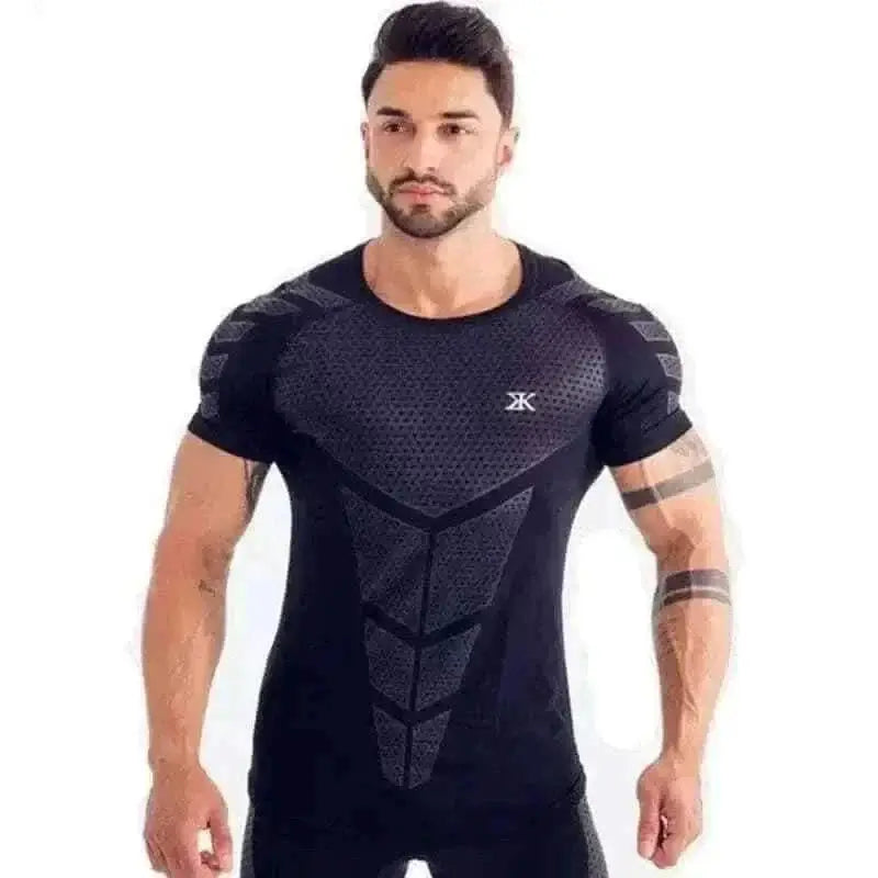 mens t shirts uk, BREATHABLE QUICK DRY FITNESS TOP.