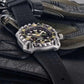 CAMOUFLAGE HOLLOW DIAL MECHANICAL WATCH.