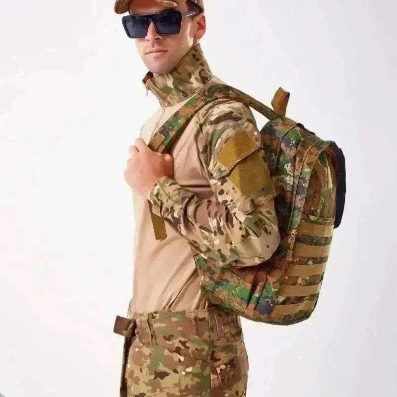 best travel backpack- Camouflage Outdoor Backpack.