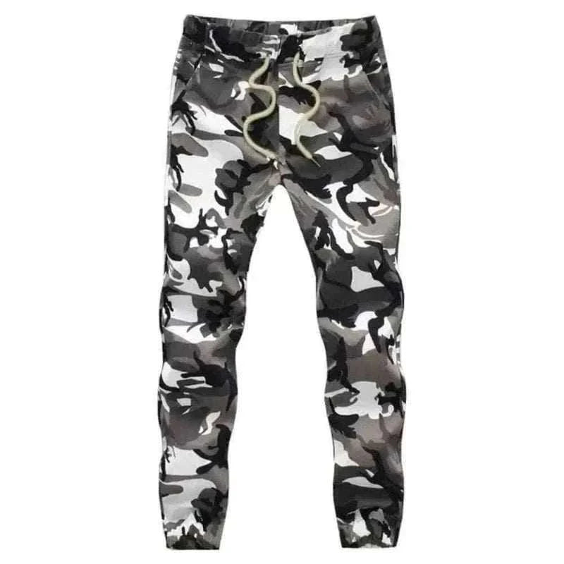 Men Cargo Pants-CAMOUFLAGE TRAINING PANTS.