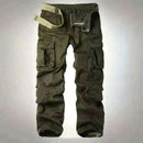 cargo pants uk-Men's Cotton Cargo Pants.