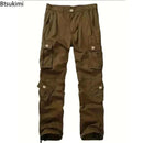 cargo pants uk-Men's Cotton Cargo Pants.