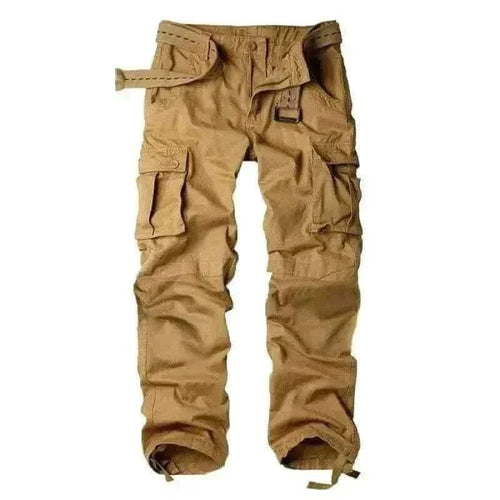 cargo pants uk-Men's Cotton Cargo Pants.