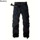 cargo pants uk-Men's Cotton Cargo Pants.