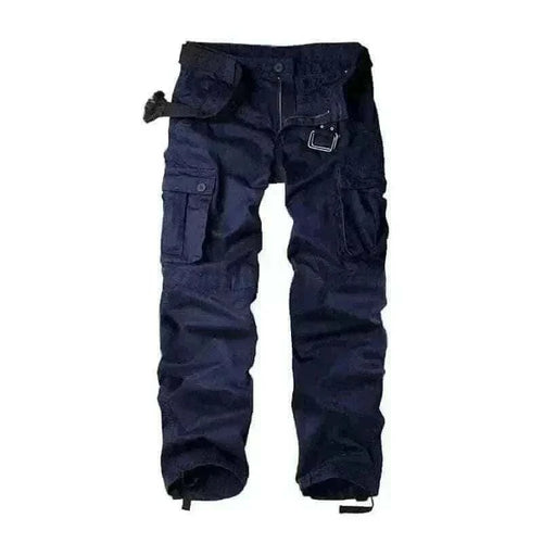 cargo pants uk-Men's Cotton Cargo Pants.
