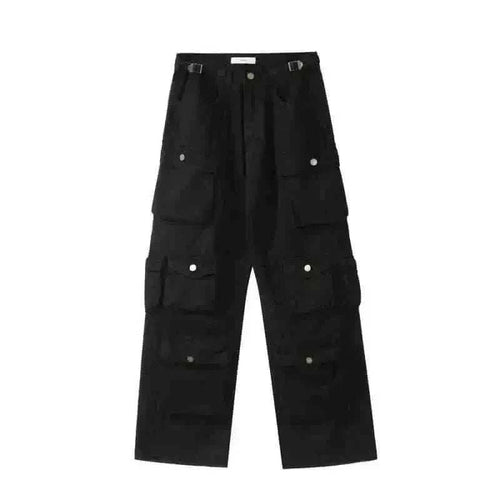 cargo pants-MULTI POCKET CARGO PANTS.