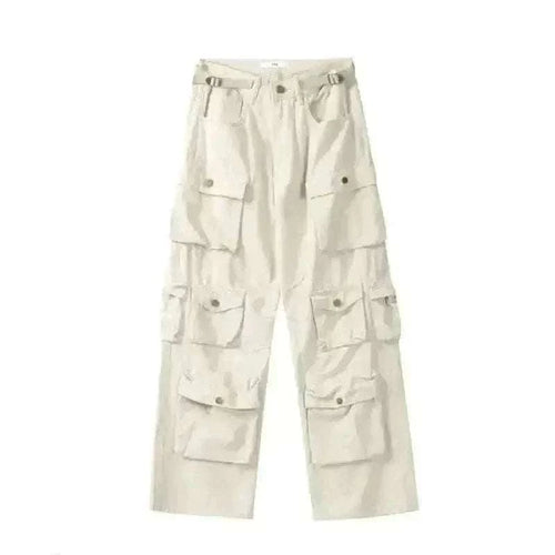 cargo pants- MULTI POCKET CARGO PANTS.