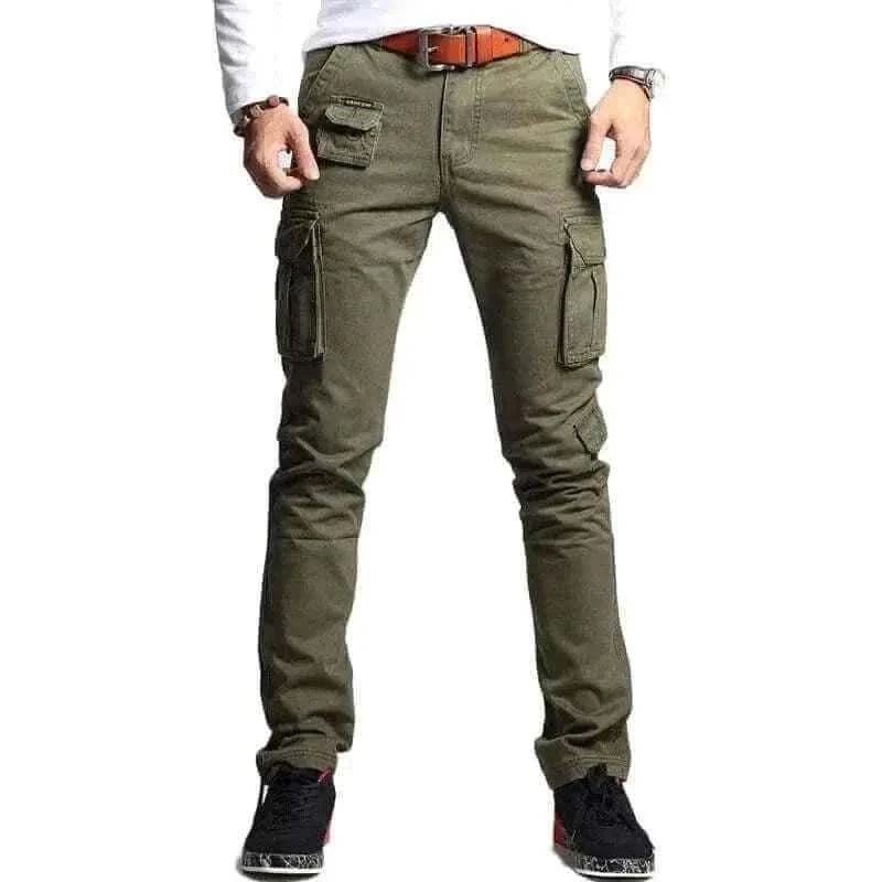cargo pants | SLIM FIT MILITARY CARGO PANTS