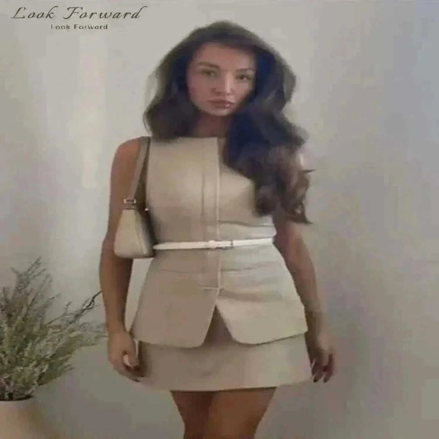 mini skirts uk, Model Wearing Casual Mini Dress.