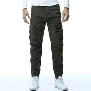 Men Cargo Pants - COOL COTTON SWEATPANTS.