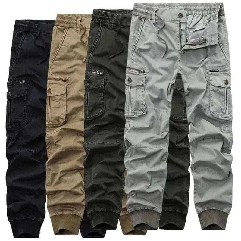Men Cargo Pants - COOL COTTON SWEATPANTS.