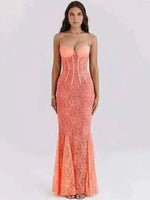  dress online uk, Women Wearing Mozision Floral Lace Sexy Maxi Dress