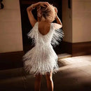 dresses uk | Dresses For Women 2026 Curvy Tallas White Back View