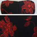 dresses uk | Summer Women Dresses Casual Floral Printed Front View Materials