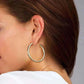 eManco Stainless Steel Large Hoop Earrings Hip Hop Style Women's Jewelry Multi-Size Stacking Earrings Party Favors.
