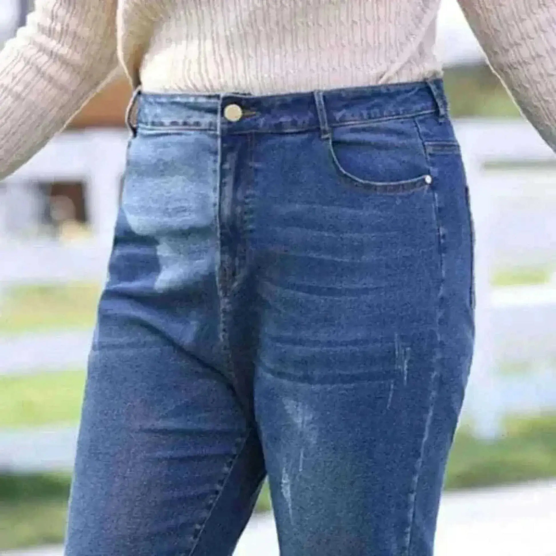 Girls Jeans High Waist Plus Size