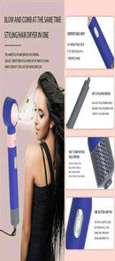 5-in-1 Curling Iron Set with Brush & Fast