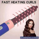 5-in-1 Curling Iron Set with Brush & Fast