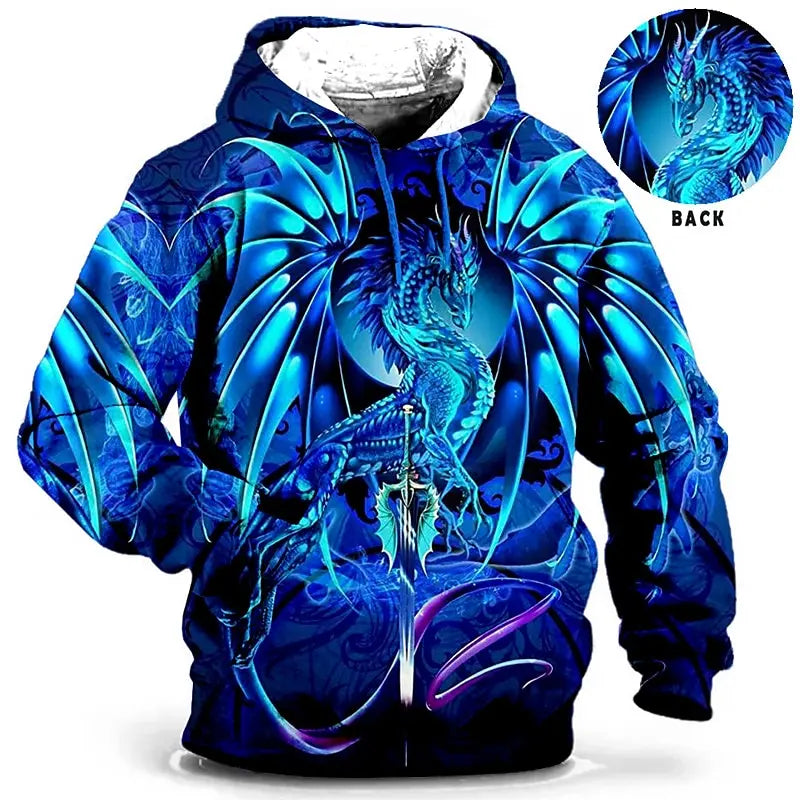 hoodie uk , Men's Hoodie for Men Clothing 3D Printed sweatshirts Blue
