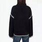 jumper clothing, Women's Sweaters Autumn Winter 2025 Long Sleeve Round Neck Black