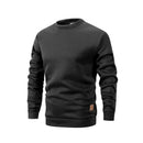 sweaters offers Men's Long Sleeve Black Sweaters Maroon Crew Neck