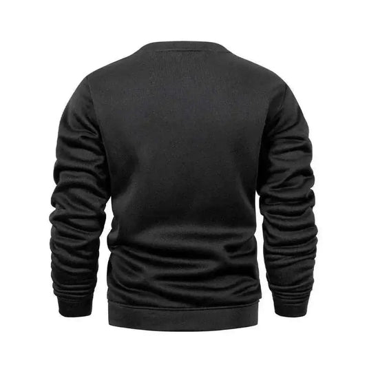 sweaters offers Men's Long Sleeve Sweaters Crew Neck Back View