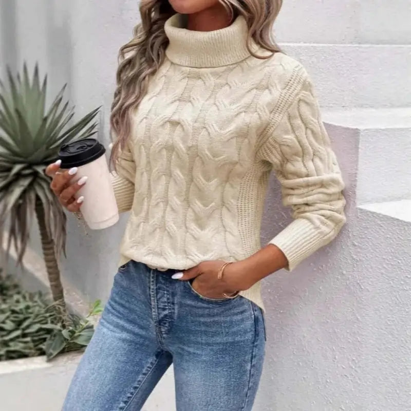 jumpers offers Women's Off White Sweaters 2025 Fashionable Autumn Winter Clothes Woman Knitwear Pullover