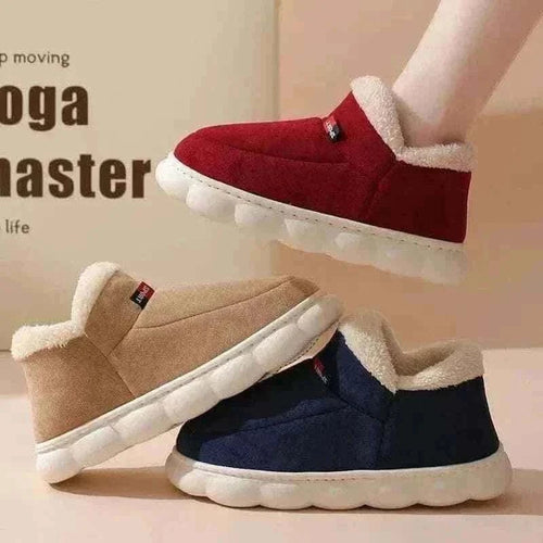 Kidmi Men Plush Fur Slippers Winter Warm