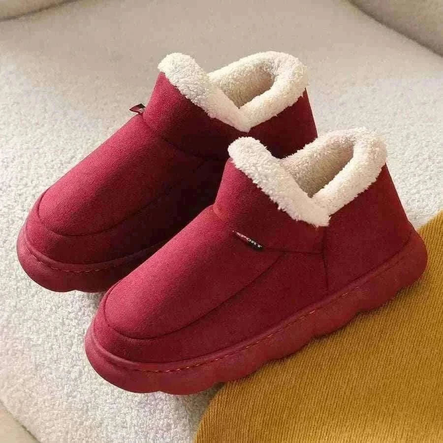 Kidmi Men Plush Fur Slippers Winter Warm