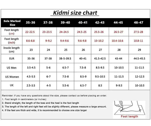 Kidmi Men Plush Fur Slippers Winter Warm