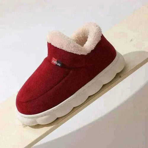 Kidmi Men Plush Fur Slippers Winter Warm