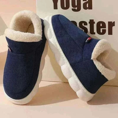 Kidmi Men Plush Fur Slippers Winter Warm