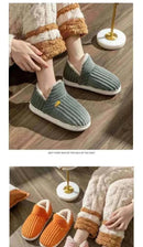 Kidmi Men Plush Fur Slippers Winter Warm