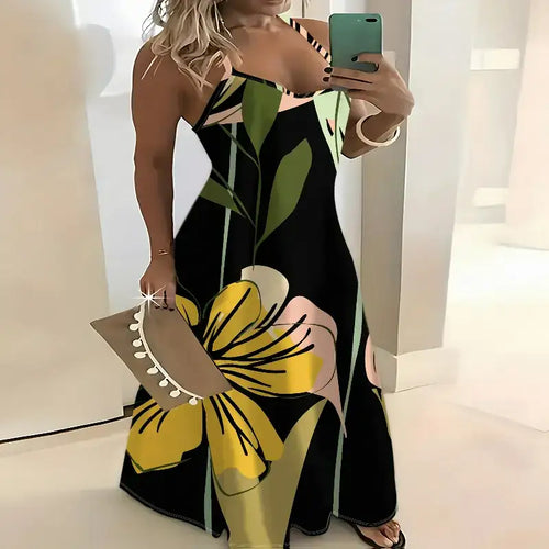 ladies dresses uk  | Summer Vacation Dress for Women Floral Print