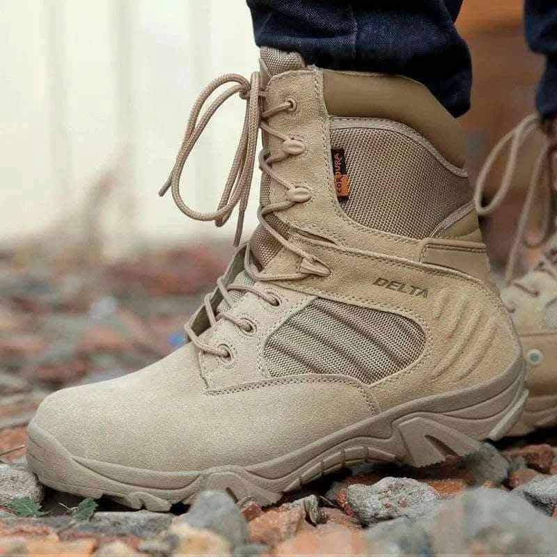 Men's Leather Boots- LEATHER TACTICAL BOOTS.