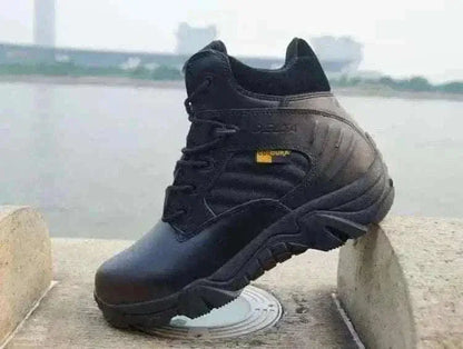 Men's Leather Boots- LEATHER TACTICAL BOOTS.