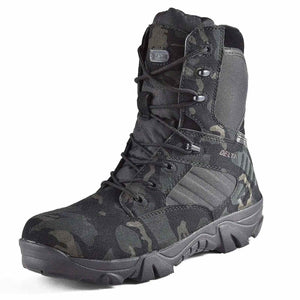 Men's Leather Boots- LEATHER TACTICAL BOOTS.