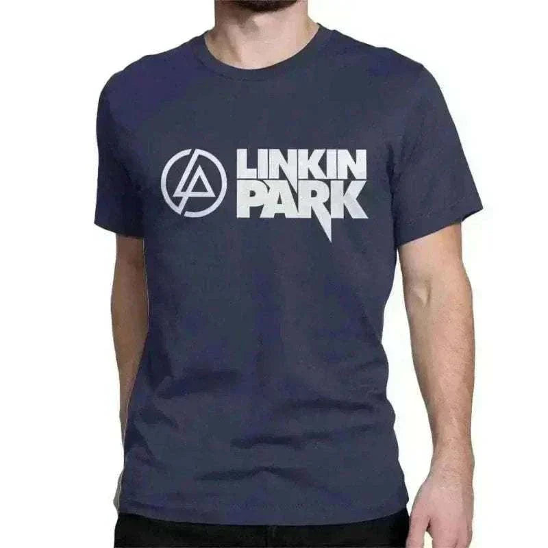 mens t shirt uk, Linkinpark Rock Blue T-Shirts 