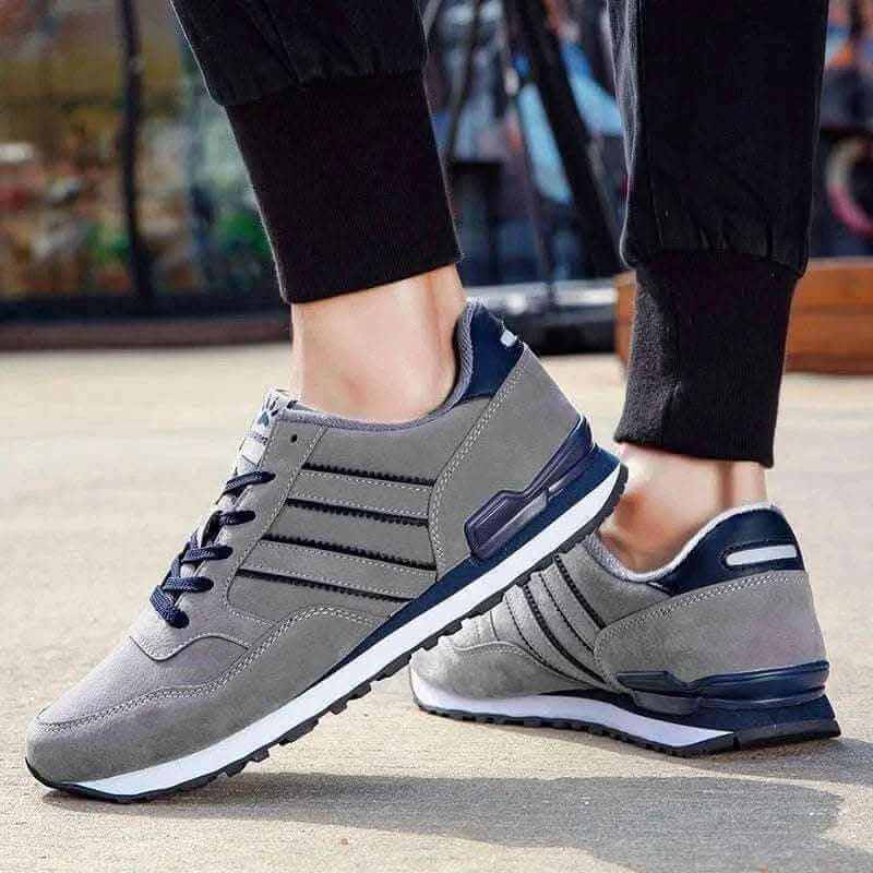 Casual Sneakers Men -LUXURY BREATHABLE LEATHER SNEAKERS.