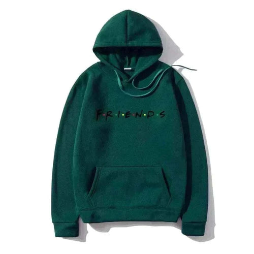MensFashionStyleStore Dark green-H / XXL Men Friends Hoodie