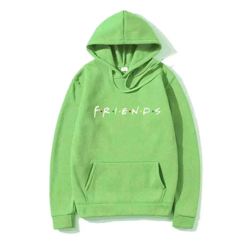 MensFashionStyleStore Fluorescent green-B / XXXL Men Friends Hoodie