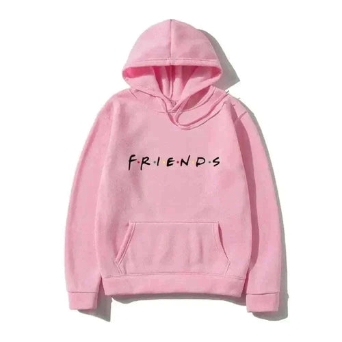 MensFashionStyleStore Pink-H / XL Men Friends Hoodie