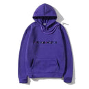 MensFashionStyleStore Purple-H / XL Men Friends Hoodie